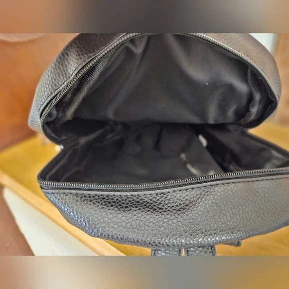 Black Mini Backpack - Picture 3 of 3